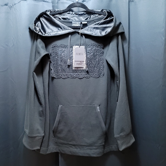 FINAL PRICE* Puma By Rihanna Fenty Fleece Off Shoulder Hoodie